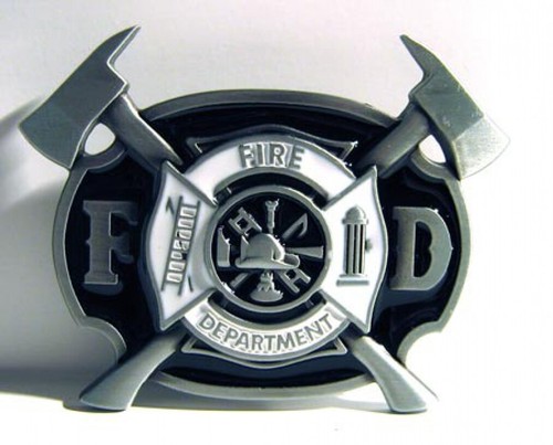 Fire department buckle - fire, buckle,