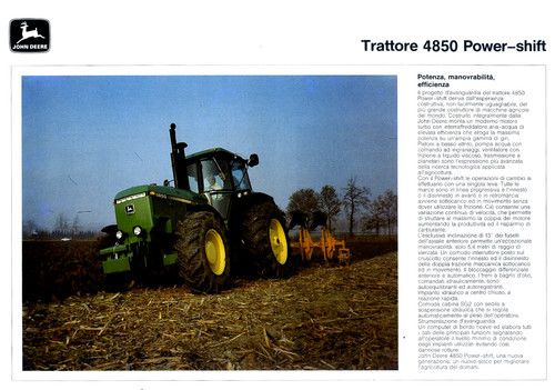 John deere trattore 4850 - deere,