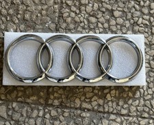 Logo audi anteriore cromato - audi,