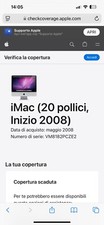 Apple iMac 8.1 A1224 anno 2008