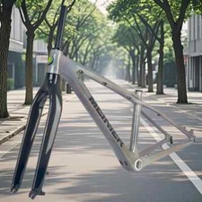 Telaio bici mtb 26" pollici full carbon bici bambini hardtail telaio e forcella BB92