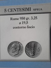 5 Centesimi 1934- Regno