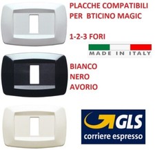 PLACCA BIANCA-NERA-AVORIO