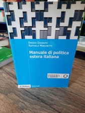 "Diodato/Marchetti" Manuale di politica estera italiana _Il Mulino_ (B3)