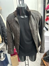 Promod Giacca In Pelle Donna Woman Tg42 Marrone LLV1776