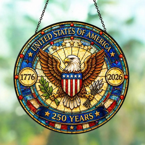 Patriotic usa 250 - 250°, glass