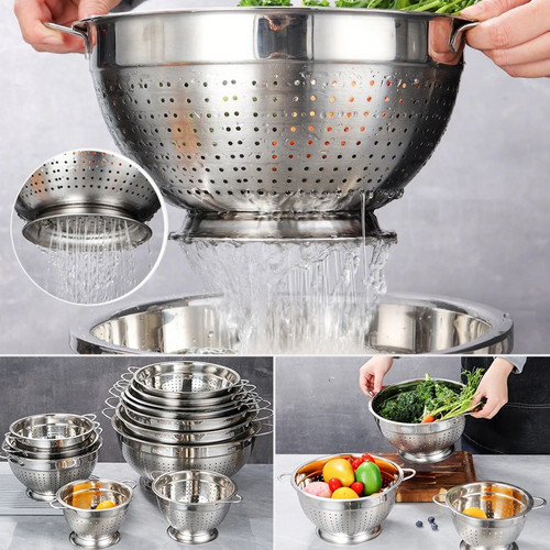 Scolapasta acciaio cucina - scolapasta,