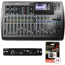 Pacchetto mixer digitale Behringer X32 con modulo di espansione DN32-LIVE e scheda SD