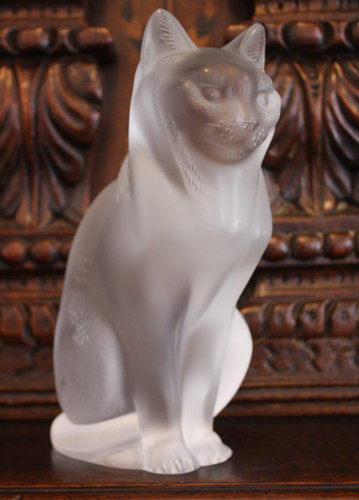 Lalique gatto chat cat - lalique,