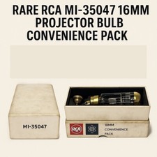 RARA confezione convenienza lampadina proiettore RCA MI-35047 16MM - da RCA Labs Princeton