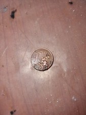 Moneta Italiana 1 centesimo del 2002 errore di conio da entrambi i lati  e bordo