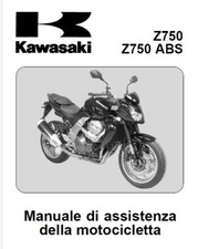 Manuale officina ITALIANO Kawasaki Z750 Z 750 ABS 2007 - 2014