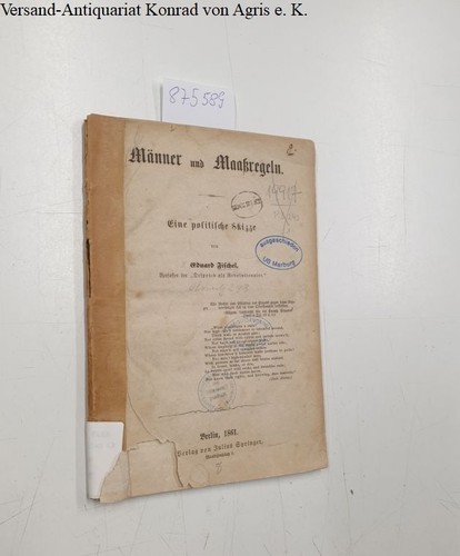 Männer und maaßregeln - männer,