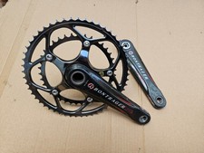 Bontrager Race Lite X Guarnitura Doppia Strada in Fibra di Carbonio 175mm Tubo Giga 53/39