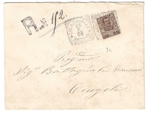 1906 regno italia busta da - busta,