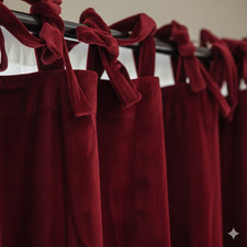 Tende in velluto di cotone