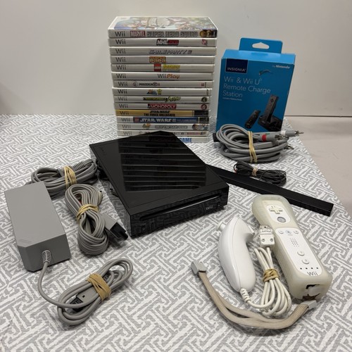 Nintendo wii console - nintendo, nera