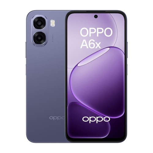 Oppo a6x black purple 128gb - black,