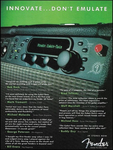 Amplificatore fender cyber - fender,