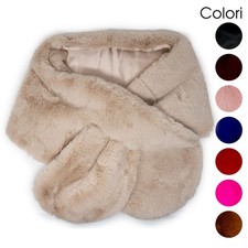 Stola pelliccia elegante eco