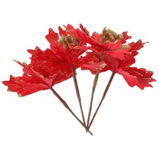  4 Pcs Fiori Di Stella Natale