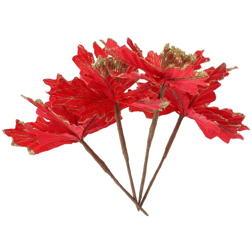 Pcs fiori stella natale - pcs,