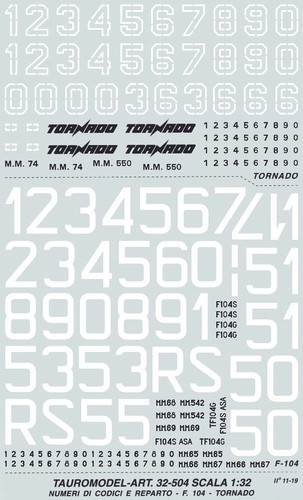 Tauro model tm32 504 - tm32/504, numeri
