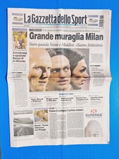 GAZZETTA DELLO SPORT 22 LUGLIO 2004 MILAN-STAM-NESTA-MALDINI-VALENTINO ROSSI
