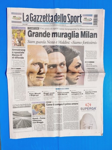 Gazzetta dello sport luglio - 22,