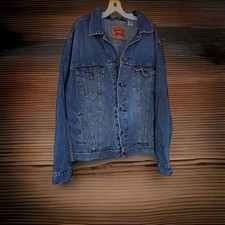 Giacca Vintage Levis Denim Uomo XL Standard Trucker 70507 