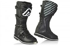 STIVALI ACERBIS E-TEAM BOOTS CON VARIE PROTEZIONI PER CROSS FUORI STRADA NERO