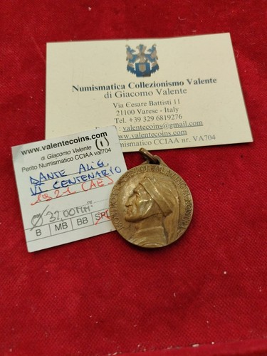Medaglia dante alighieri - medaglia,