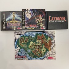 Lunar Silver Star Story completo come nuovo con scatola, mappa, aperto condizioni nuovo