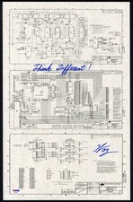 Steve Woz Wozniak FIRMATO Apple I Computer Schematic Founder PSA Insc AUTOGRAFATO