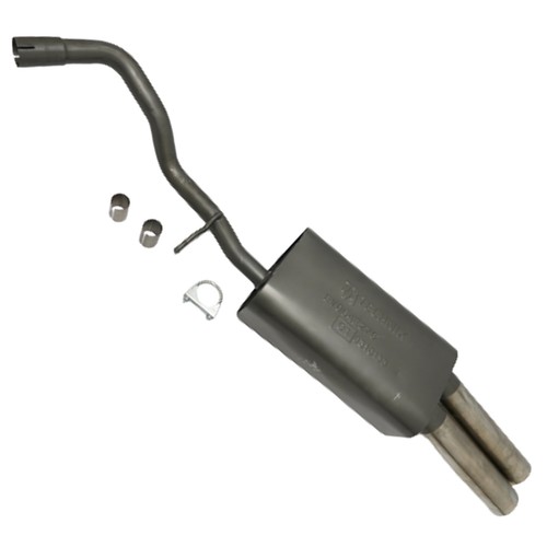 Scarico sportivo 2x76mm - scarico,