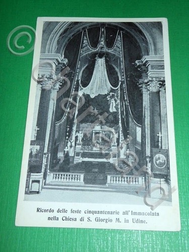 Cartolina udine chiesa di - cartolina,