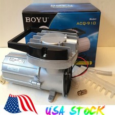 Pompa Compressore Aria, Pompa Aerazione Laghetto Acquario DC12V 120W 160L/M Idroponica