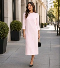 Abito donna elegante midi raso