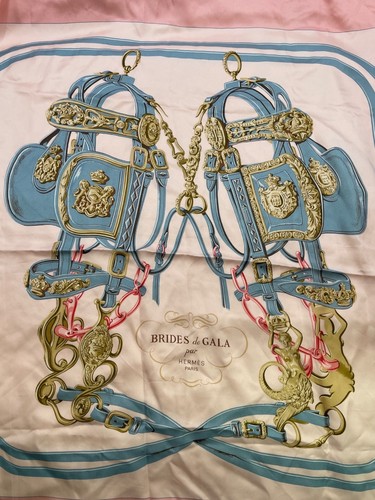 Foulard seta hermes brides - foulard, in