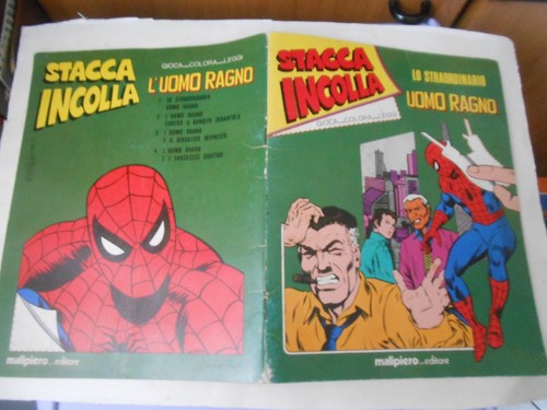 Uomo ragno stacca incolla - stacca,