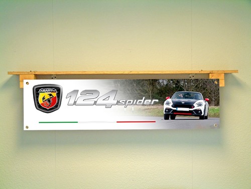Abarth 124 spider striscione - abarth,