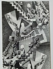 Cartolina M.C. Escher arte