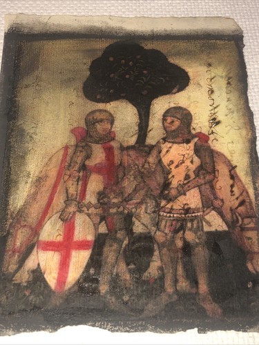 Antico disegno sui templari - antico,