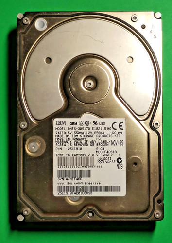 Hard disk ibm ultrastar gb - disk,