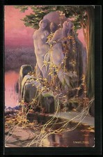 Cartolina artistica firmata