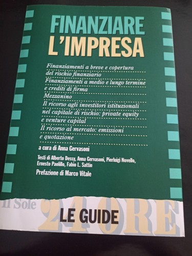 Libro finanza aziendale - finanza,