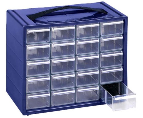 Cassettiera porta minuteria - porta,