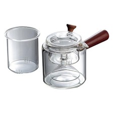 Teiera in vetro portatile per