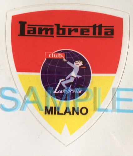 Adesivo decalcomania lambretta - adesivo,