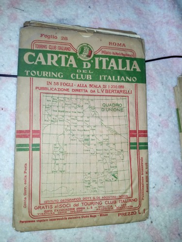 143al carta italia - d'italia, del